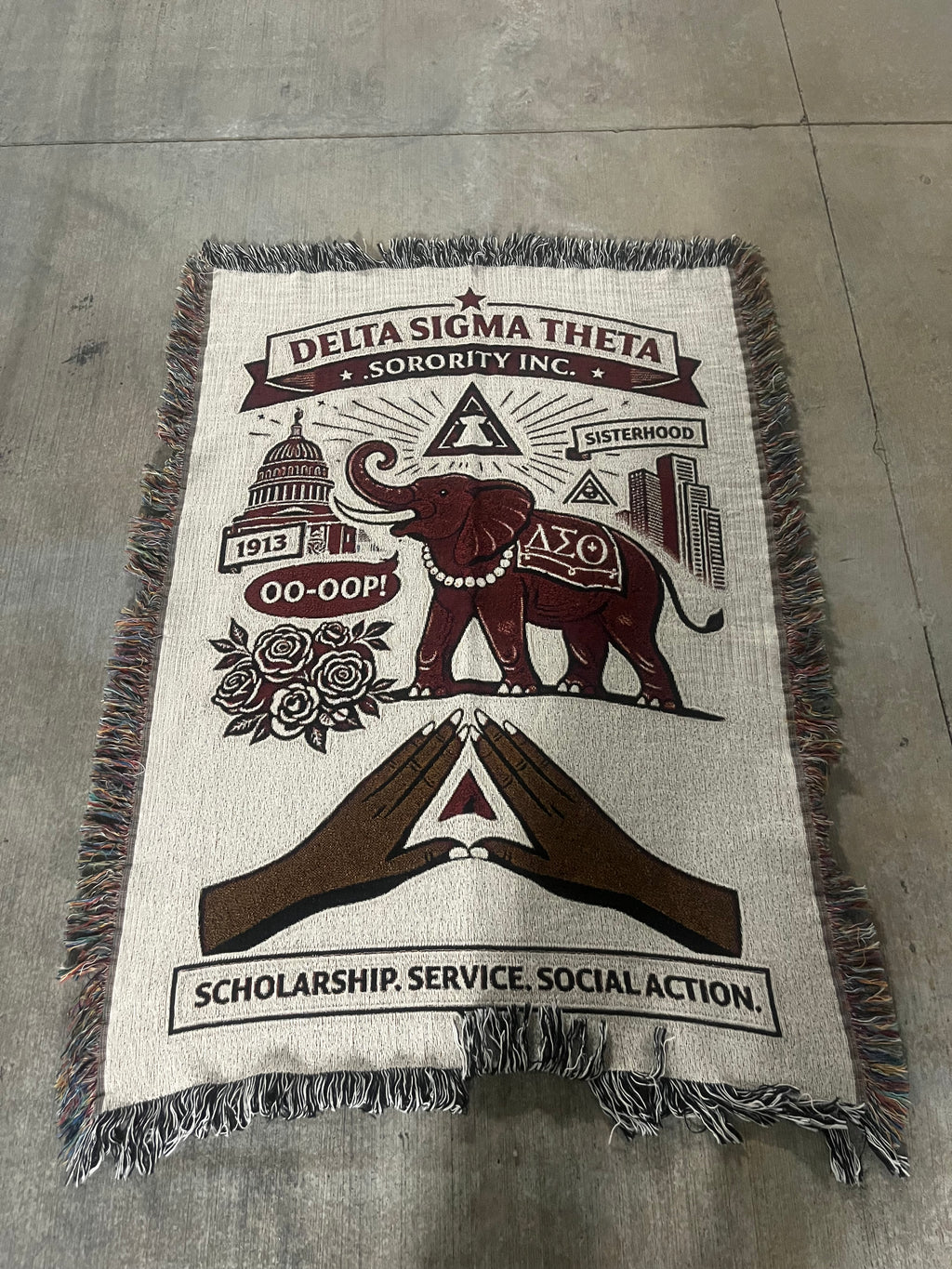 Divine 9 Alumni Blankets