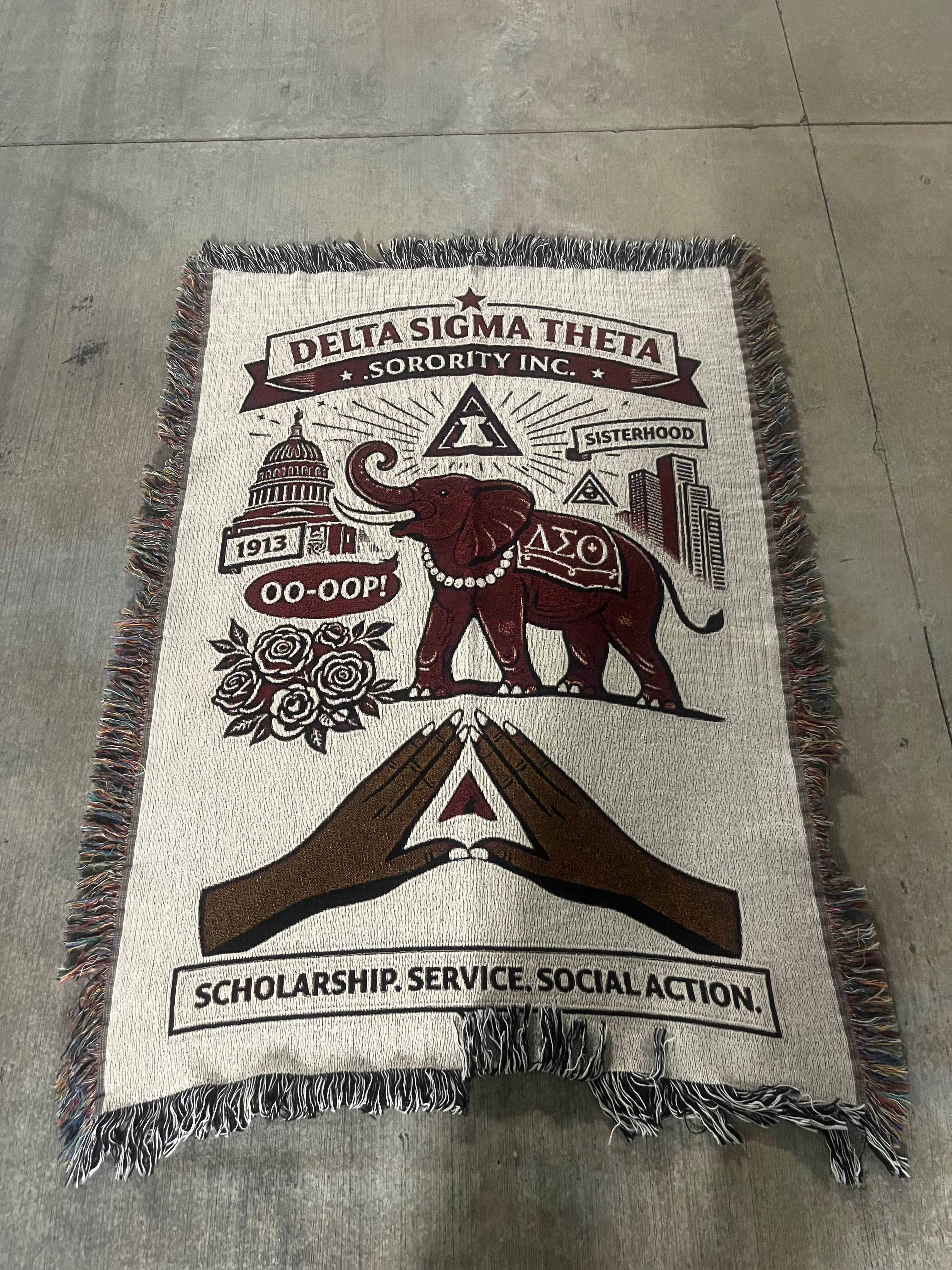 Divine 9 Alumni Blankets