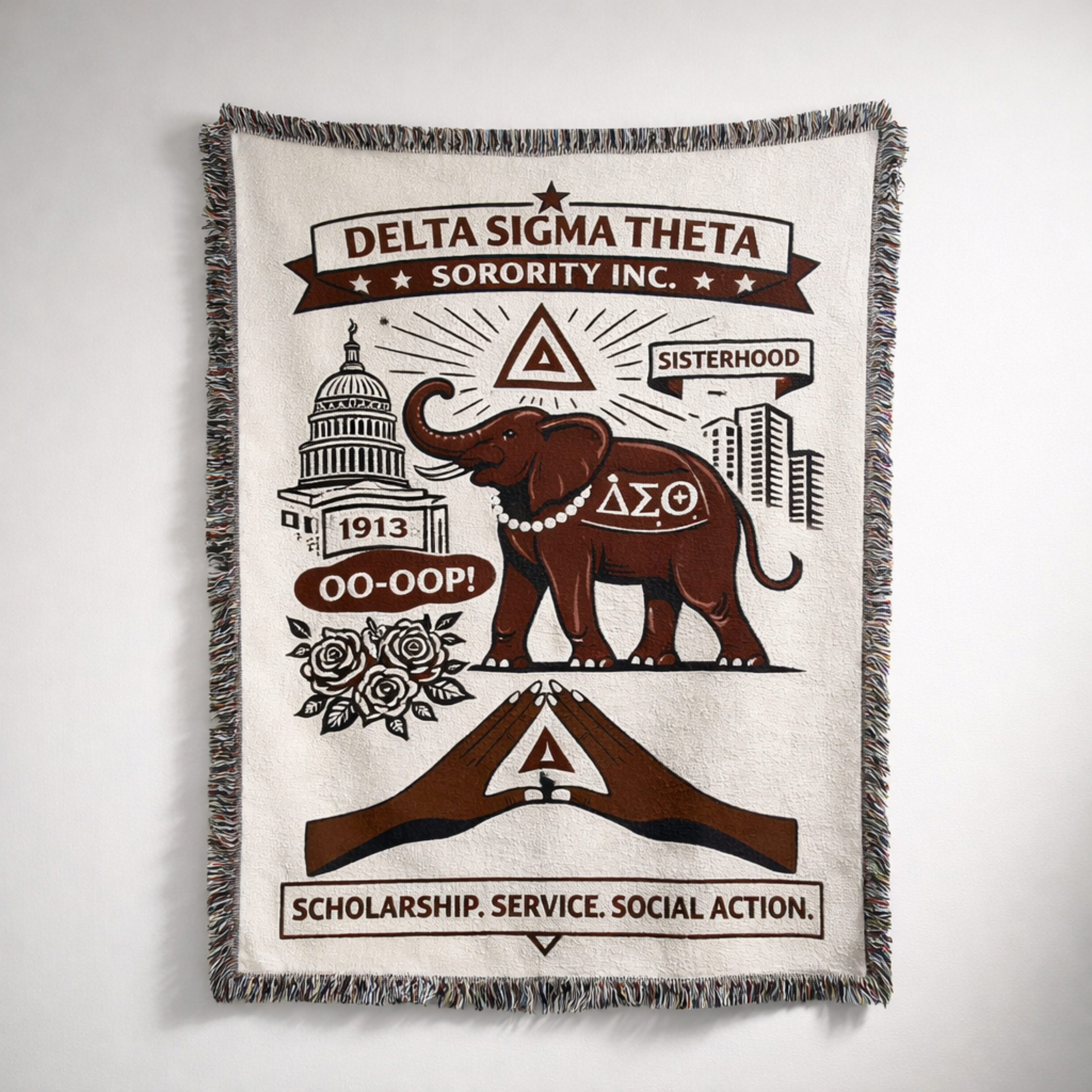 Divine 9 Alumni Blankets